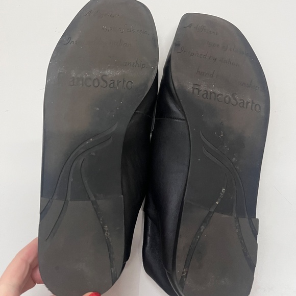 Franco Sarto black leather loafers - Picture 4 of 4